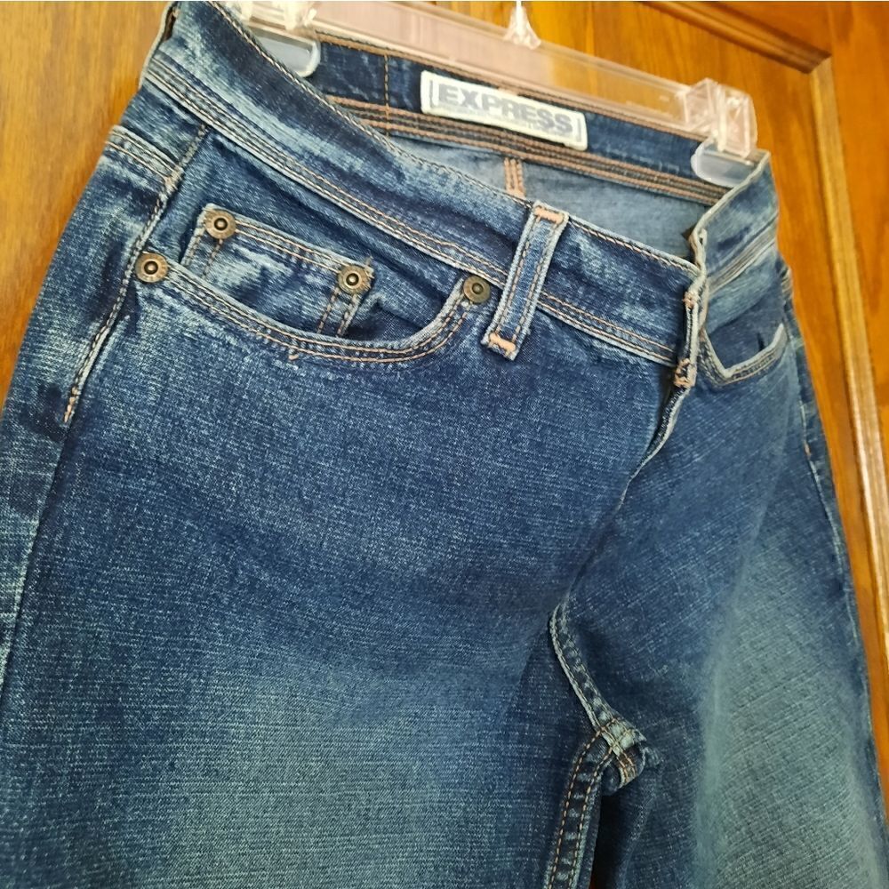 Express Denim Jeans Bootcut Blue - Picture 9 of 16